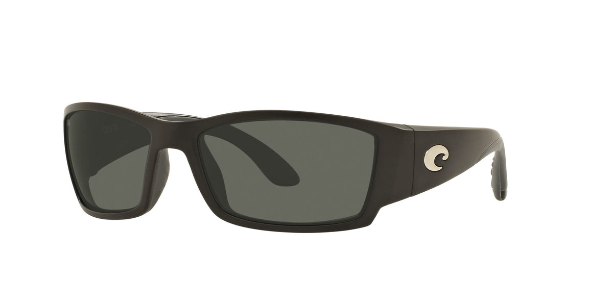 6S 9057F Costa Del Mar Corbina Omnifit Matte Black / Gray 62 62 / Crystal / Plastic