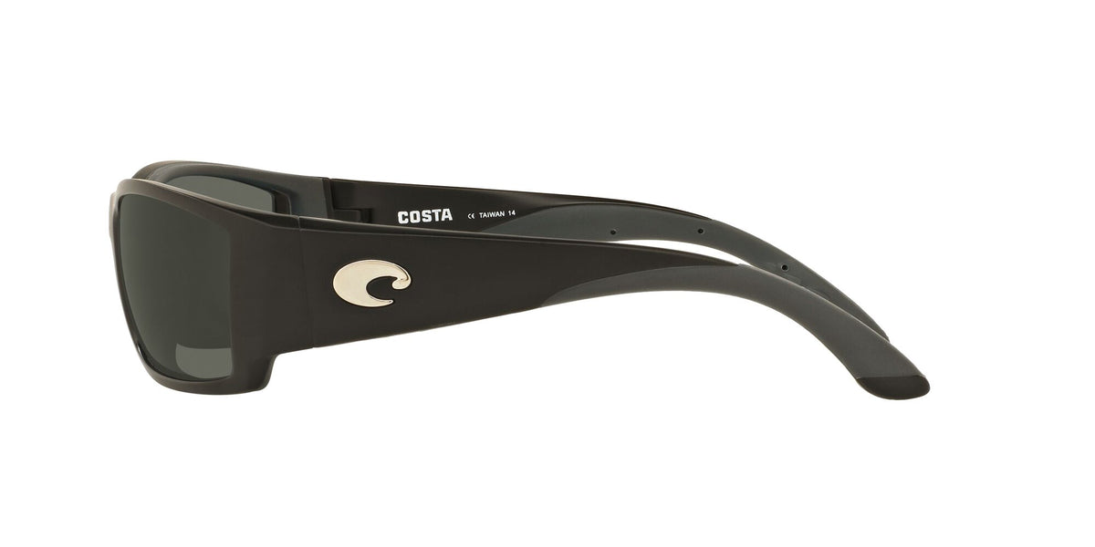 6S 9057F Costa Del Mar Corbina Omnifit Matte Black / Gray 62 62 / Crystal / Plastic
