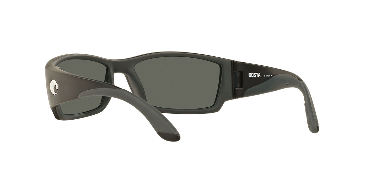 6S 9057F Costa Del Mar Corbina Omnifit Matte Black / Gray 62 62 / Crystal / Plastic