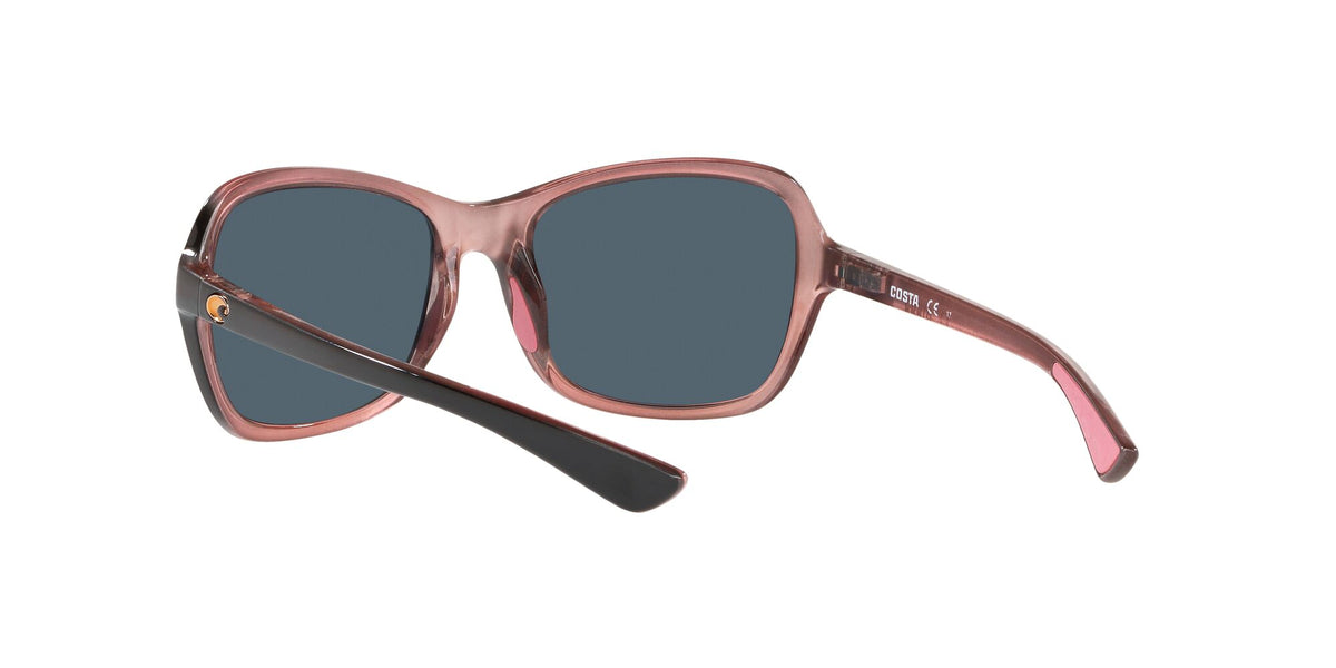 6S 9068 Costa Del Mar Kare Shiny Black/Hibiscus / Gray 54 54 / Plastic / Plastic