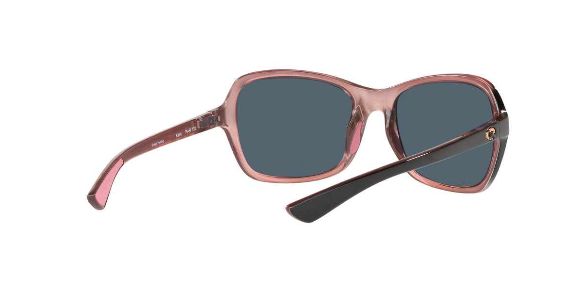 6S 9068 Costa Del Mar Kare Shiny Black/Hibiscus / Gray 54 54 / Plastic / Plastic