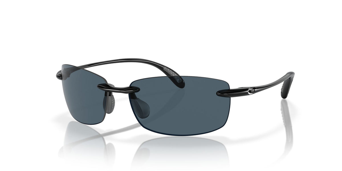Costa del Mar Ballast 06S9071 907102 60 Shiny Black / Gray 60 / Plastic / Plastic