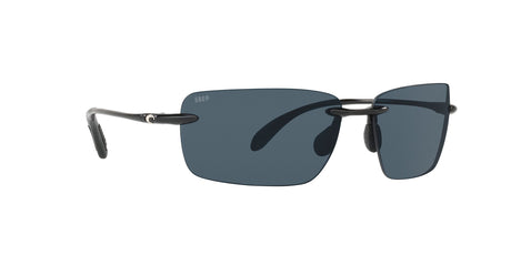 Costa del Mar Gulf Shore 06S9074 907402 66 Shiny Black / Gray 66 / Plastic / Plastic