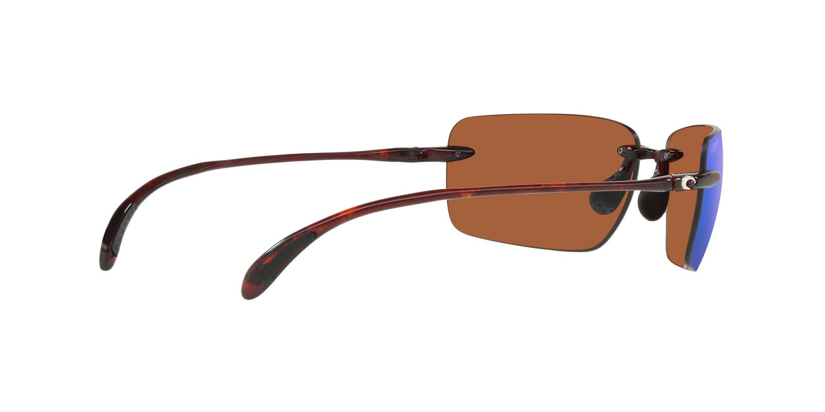 Costa del Mar Gulf Shore 06S9074 907403 66 Tortoise / Green Lens Mirror 66 / Plastic / Plastic