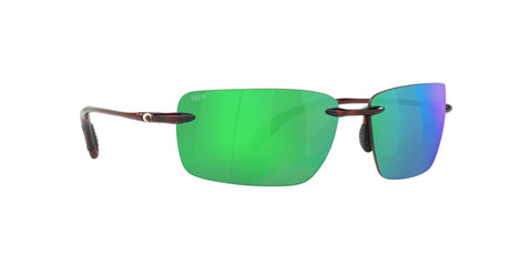 Costa del Mar Gulf Shore 06S9074 907403 66 Tortoise / Green Lens Mirror 66 / Plastic / Plastic