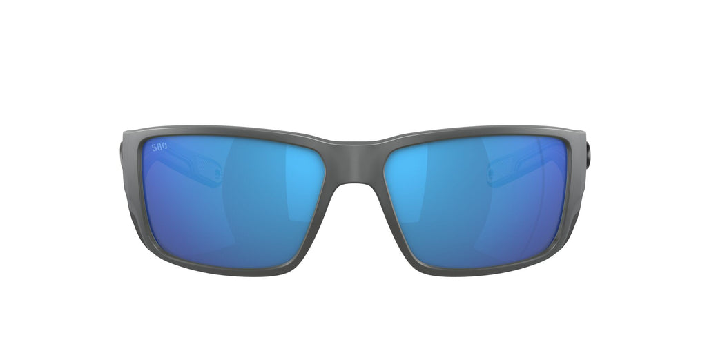 Costa del Mar Blackfin Pro 06S9078 907809 60 Matte Gray / Blue Mirror 60 / Crystal / Plastic