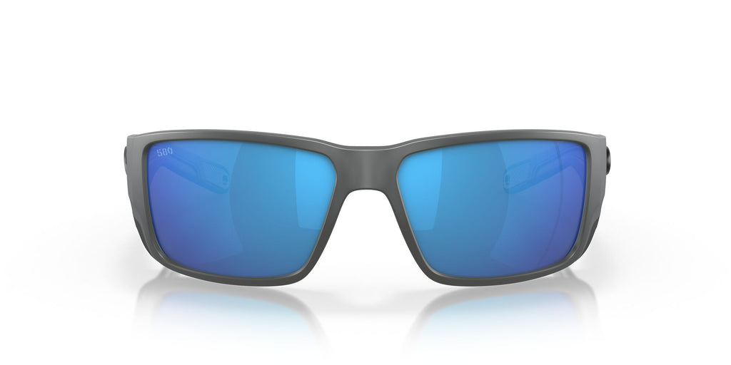 Costa del Mar Blackfin Pro 06S9078 907809 60 Matte Gray / Blue Mirror 60 / Crystal / Plastic