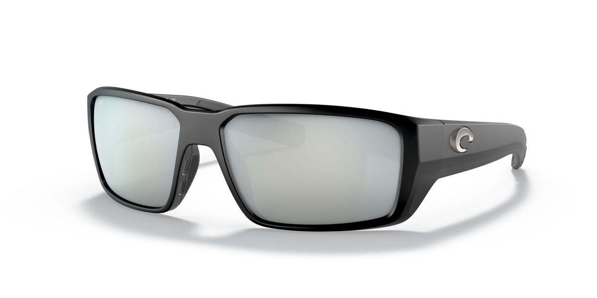 Costa del Mar Fantail Pro 06S9079 907904 60 Matte Black / Gray Silver Mirror 60 / Crystal / Plastic