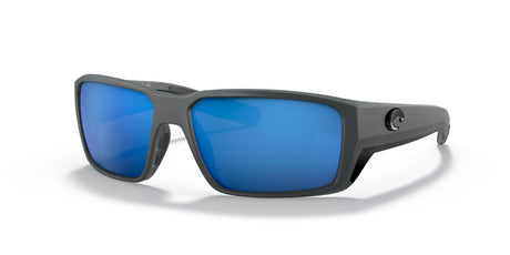 Costa del Mar Fantail Pro 06S9079 907909 60 Matte Gray / Blue Mirror 60 / Crystal / Plastic