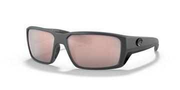 Costa del Mar Fantail Pro 06S9079 907911 60 Matte Gray / Copper Silver Mirror 60 / Crystal / Plastic