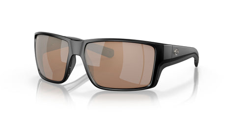 Costa del Mar Reefton Pro 06S9080 908003 63 Matte Black / Copper Silver Mirror 63 / Lightwave Glass / Injected / Molded