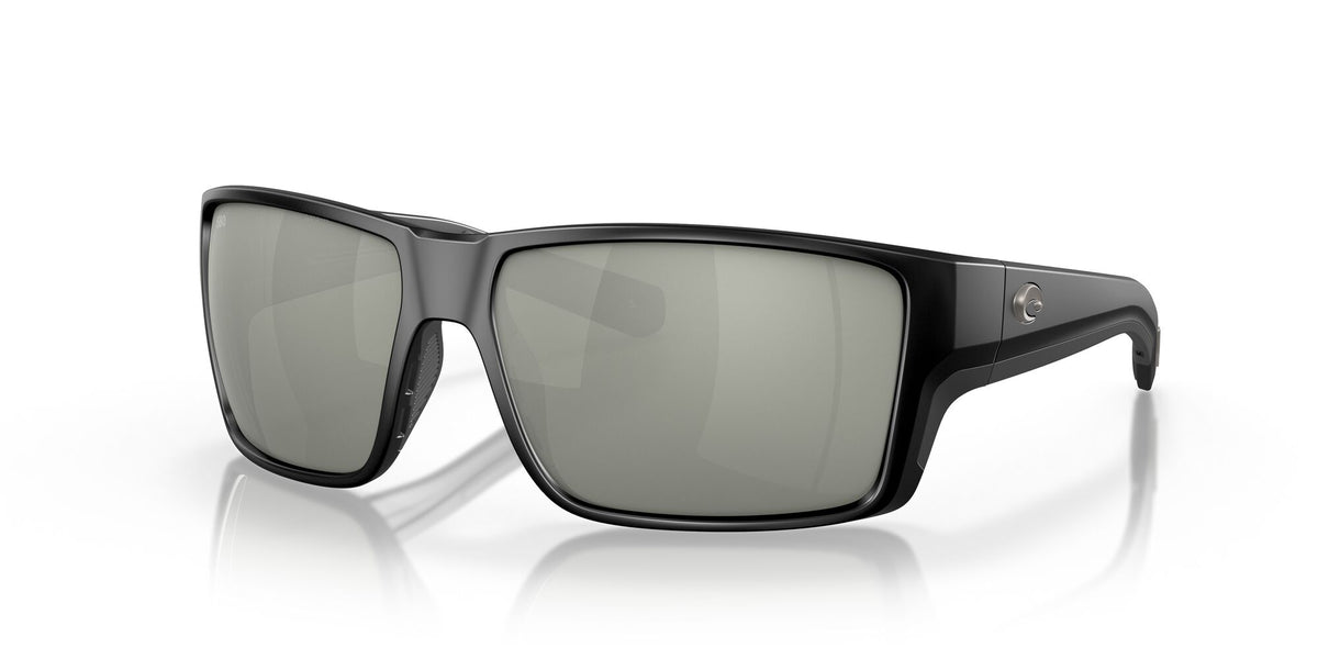 Costa del Mar Reefton Pro 06S9080 908004 63 Matte Black / Gray Silver Mirror 63 / Lightwave Glass / Injected / Molded