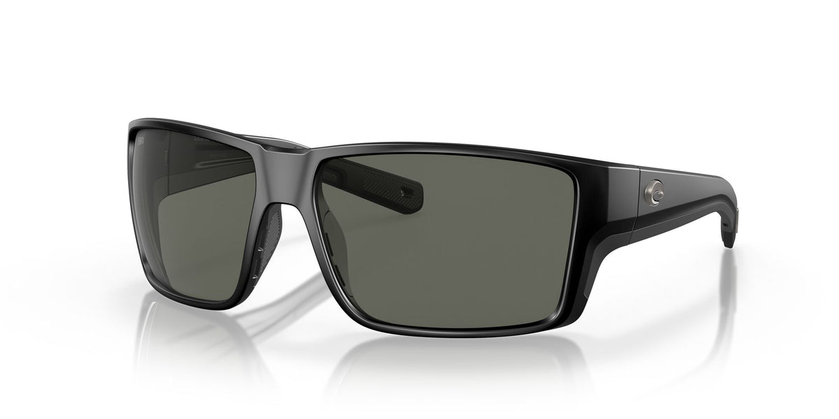 Costa del Mar Reefton Pro 06S9080 908005 63 Matte Black / Gray 63 / Lightwave Glass / Injected / Molded
