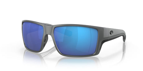 Costa del Mar Reefton Pro 06S9080 908007 63 Matte Gray / Blue Mirror 63 / Lightwave Glass / Injected / Molded