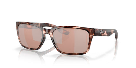 Costa del Mar Palmas 06S9081 908105 57 Coral Tortoise / Copper Silver Mirror 57 / Plastic / Plastic