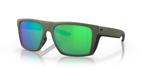 Costa del Mar Lido 06S9104 910411 57 Steel Gray Metallic / Green Lens Mirror 57 / Plastic / Plastic