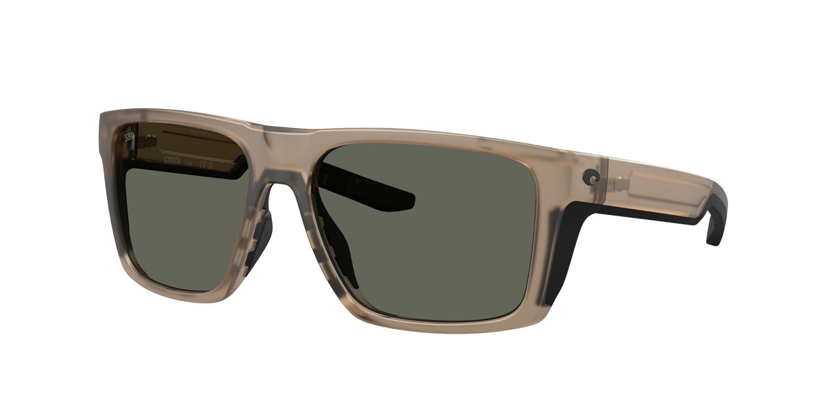 Costa Del Mar Lido 06S9104 910419 57 Matte Brown Smoke/ Gray