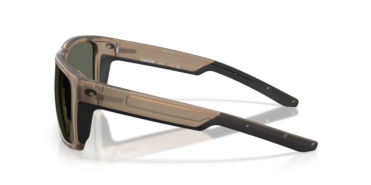 Costa Del Mar Lido 06S9104 910419 57 Matte Brown Smoke/ Gray