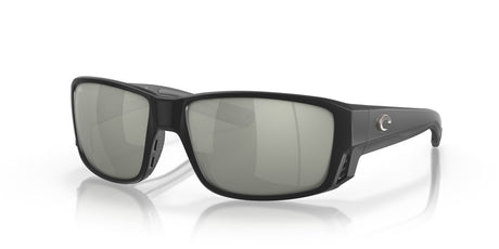 Costa del Mar Tuna Alley Pro 06S9105 910504 60 Matte Black / Gray Silver Mirror 60 / Lightwave Glass / Injected / Nylon