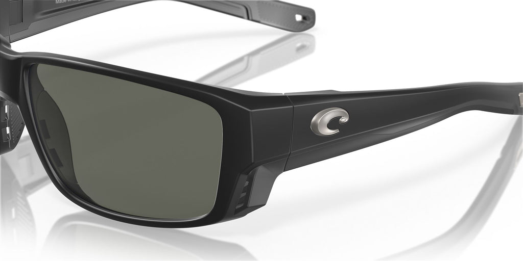 Costa del Mar Tuna Alley Pro 06S9105 910505 60 Matte Black / Gray 60 / Lightwave Glass / Injected / Nylon