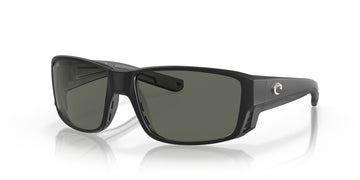 Costa del Mar Tuna Alley Pro 06S9105 910505 60 Matte Black / Gray 60 / Lightwave Glass / Injected / Nylon