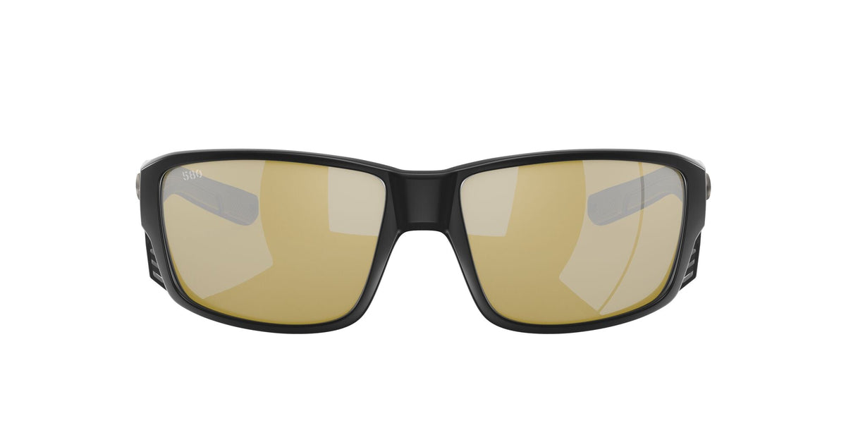 Costa del Mar Tuna Alley Pro 06S9105 910506 60 Matte Black / Sunrise Silver Mirror - Blue Star Eyewear