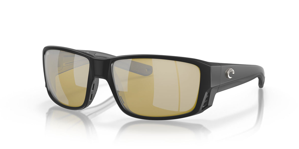 Costa del Mar Tuna Alley Pro 06S9105 910506 60 Matte Black / Sunrise Silver Mirror 60 / Crystal / Plastic