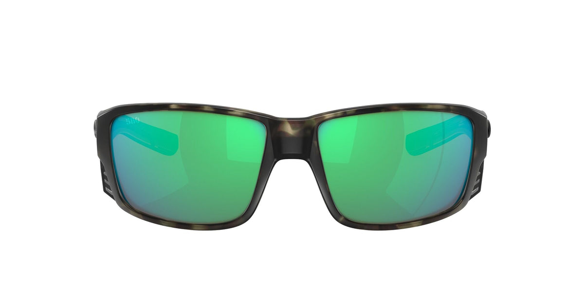 Costa del Mar Tuna Alley Pro 06S9105 910511 60 Matte Wetlands / Green Lens Mirror - Blue Star Eyewear