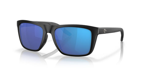 Costa del Mar Mainsail 06S9107 910701 55 Matte Black / Blue Mirror 55 / Lightwave Glass / Injected / Molded