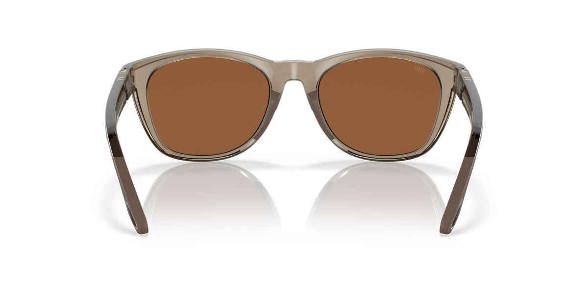 Costa del Mar Aleta 06S9108 910803 54 Taupe Crystal / Copper Silver Mirror 54 / Lightwave Glass / Injected / Molded