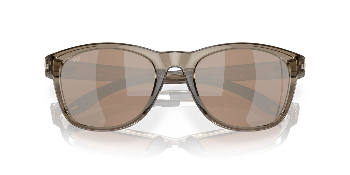 Costa del Mar Aleta 06S9108 910803 54 Taupe Crystal / Copper Silver Mirror 54 / Lightwave Glass / Injected / Molded
