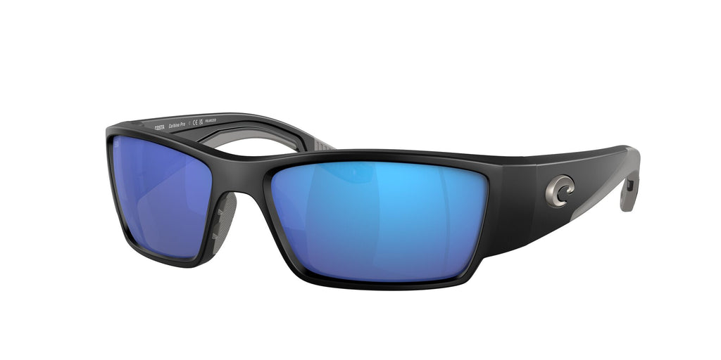 Costa del Mar Corbina Pro 06S9109 910901 61 Matte Black / Blue Mirror 61 / Lightwave Glass / Injected / Molded