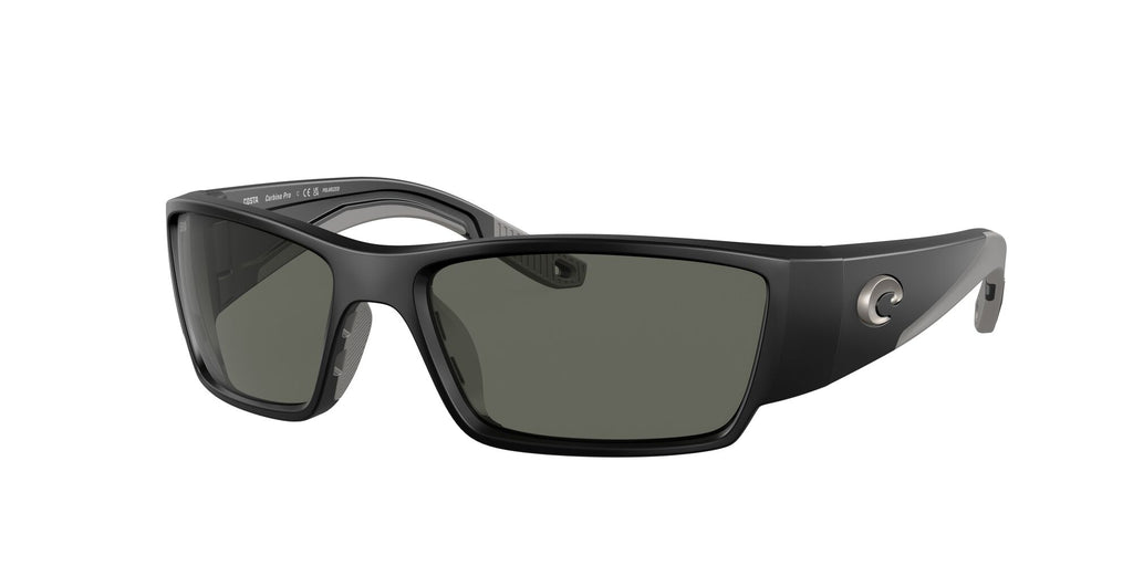 Costa del Mar Corbina Pro 06S9109 910904 61 Matte Black / Gray 61 / Lightwave Glass / Injected / Molded