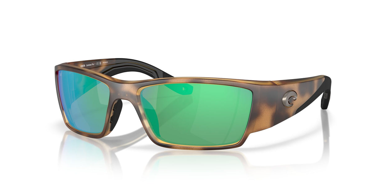Costa Del Mar Corbina Pro 06S9109 910912 61 Matte Tortoise/ Green Mirror