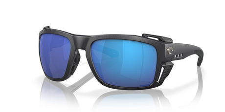 Costa del Mar King Tide 8 06S9111 911101 60 Black Pearl / Blue Mirror 60 / Lightwave Glass / Injected / Injected