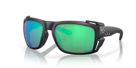 Costa del Mar King Tide 8 06S9111 911102 60 Black Pearl / Green Lens Mirror 60 / Lightwave Glass / Injected / Injected