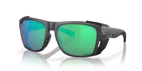 Costa del Mar King Tide 6 06S9112 911202 58 Black Pearl / Green Lens Mirror 58 / Lightwave Glass / Injected / Injected