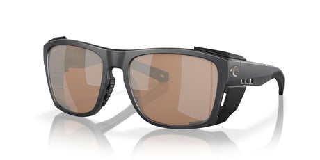 Costa del Mar King Tide 6 06S9112 911203 58 Black Pearl / Copper Silver Mirror 58 / Lightwave Glass / Injected / Injected