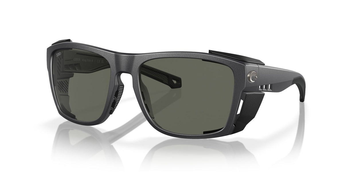 Costa del Mar King Tide 6 06S9112 911204 58 Black Pearl / Gray 58 / Lightwave Glass / Injected / Injected