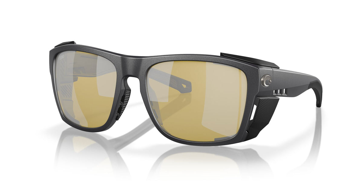 Costa del Mar King Tide 6 06S9112 911205 58 Black Pearl / Sunrise Silver Mirror 58 / Lightwave Glass / Injected / Injected
