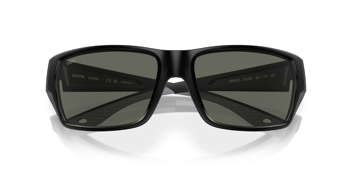 Costa del Mar 06S9113 911301 57 Matte Black/ Gray