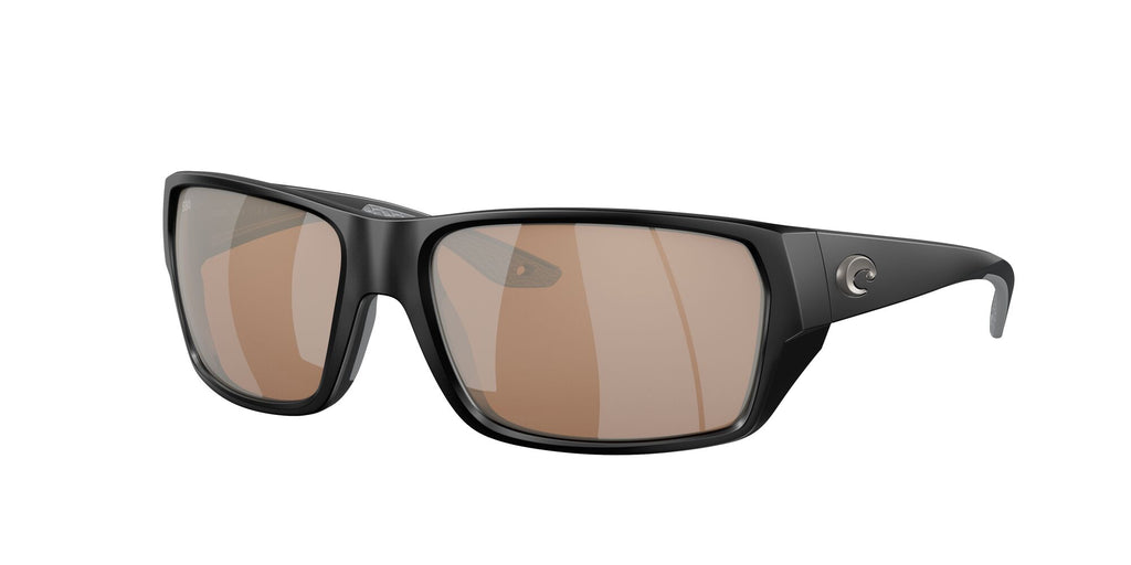 Costa del Mar Tailfin 06S9113 911304 60 Matte Black / Copper Silver Mirror 60 / Lightwave Glass / Injected / Injected