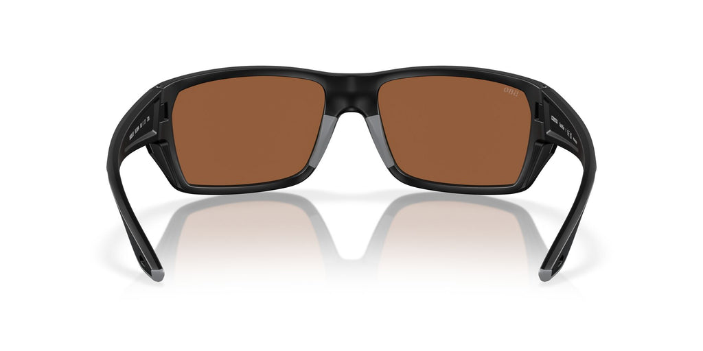 Costa del Mar Tailfin 06S9113 911304 60 Matte Black / Copper Silver Mirror 60 / Lightwave Glass / Injected / Injected