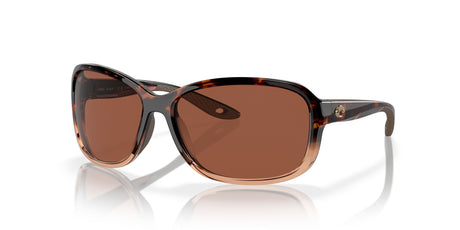Costa del Mar Seadrift 06S9114 911406 60 Shiny Tortoise Fade / Copper 60 / Polycarbonate / Injected / Injected