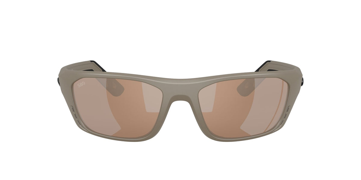Costa Del Mar Whitetip Pro 06S9115 911512 57 Matte Sand/ Copper Silver Mirror