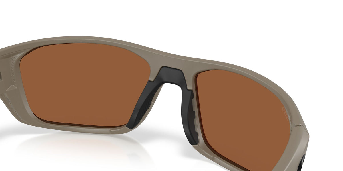 Costa Del Mar Whitetip Pro 06S9115 911512 57 Matte Sand/ Copper Silver Mirror