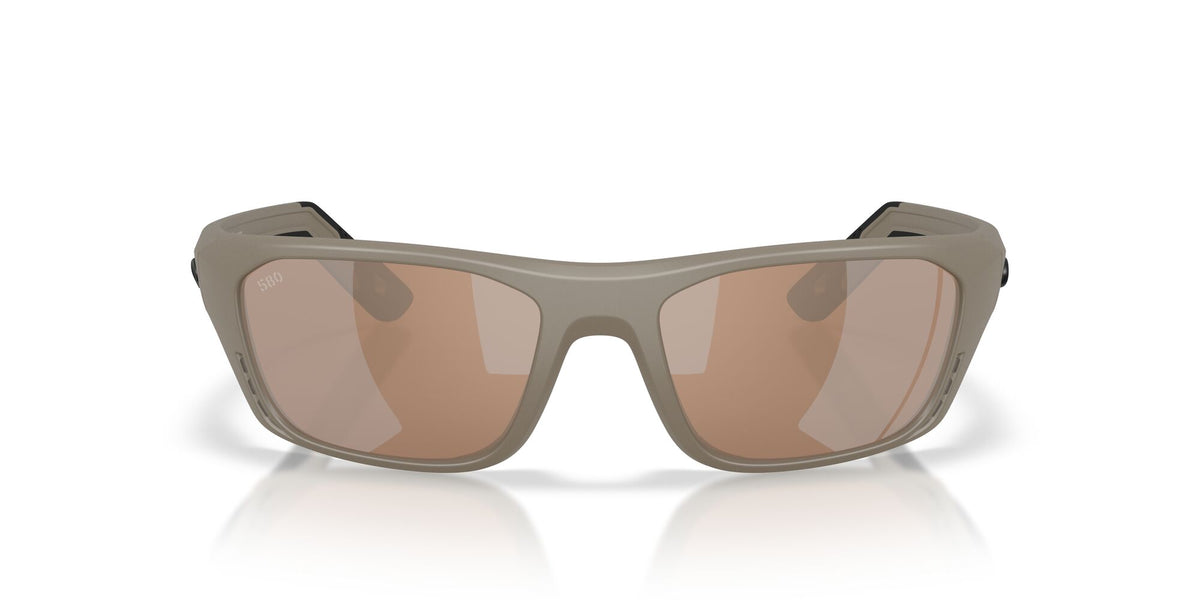 Costa Del Mar Whitetip Pro 06S9115 911512 57 Matte Sand/ Copper Silver Mirror