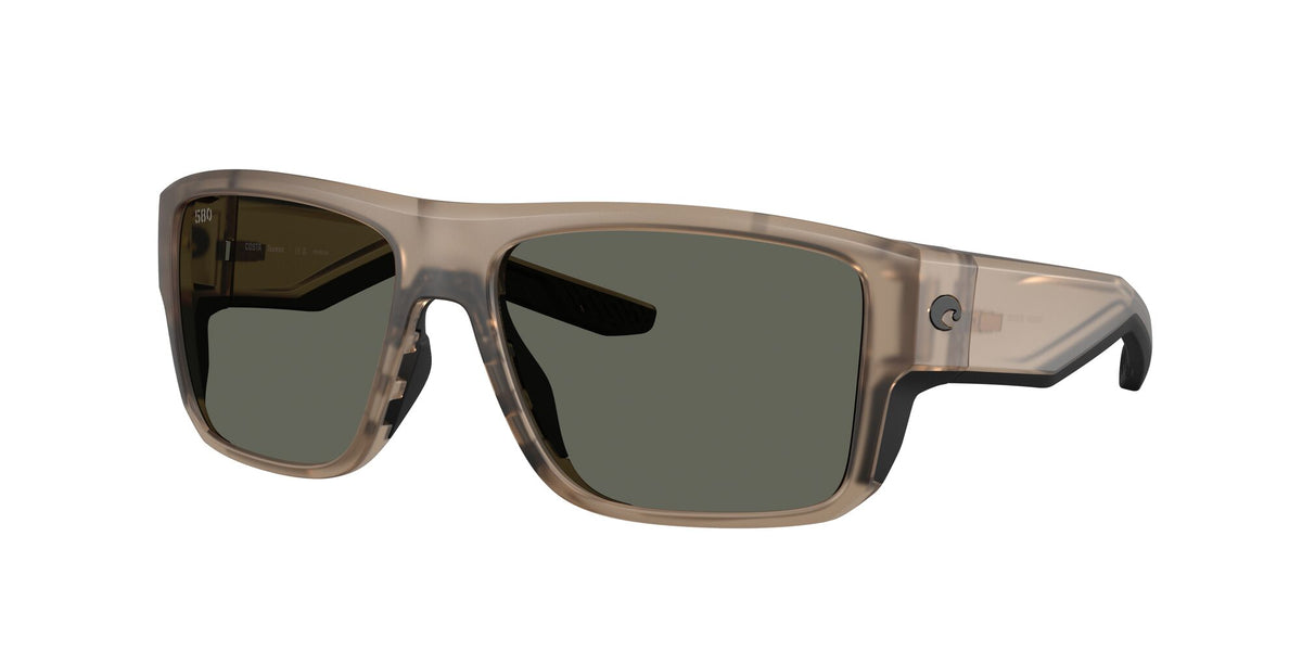 Costa Del Mar Taxman 06S9116 911612 59 Matte Brown Smoke/ Gray