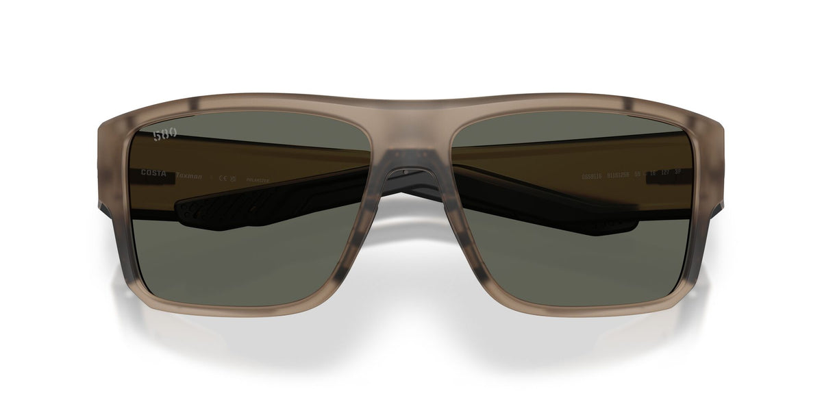 Costa Del Mar Taxman 06S9116 911612 59 Matte Brown Smoke/ Gray
