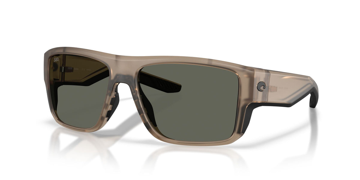 Costa Del Mar Taxman 06S9116 911612 59 Matte Brown Smoke/ Gray